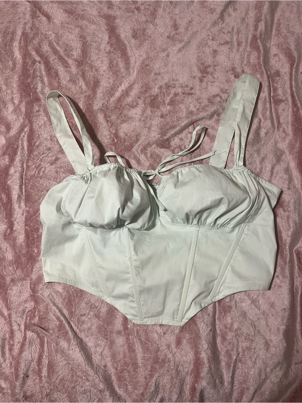 Cotton On mint Bustier Crop Top